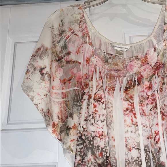 Christopher & Banks Sheer Blouse - Picture 3 of 10